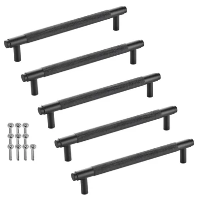 Produktbild von SOTECH Möbelgriff BLACKLINE VIII Schrankgriff – Bohrabstand 160 mm, schwarz matt (5 Stück)