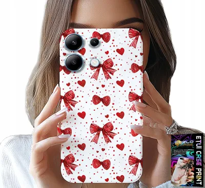 Produktbild von Fall Für Xiaomi Note 13 4G - Rote Bänder Schleife Mode-Designs