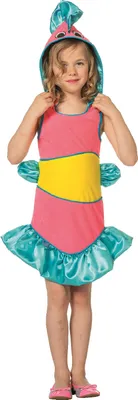 Produktbild von L3102291-140 bunt Kinder Clownfisch Fischkostüm Gr.140
