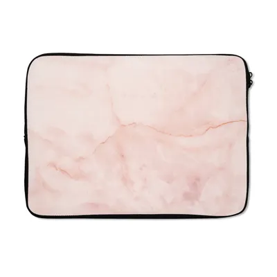 Produktbild von MuchoWow® Laptop Hülle 13 Zoll Marmor - Rosa - Linie Laptoptasche - Laptophülle - Sleeve - Rundumschutz