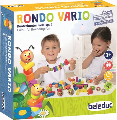 Produktbild von Beleduc Einfädel-Holzspielzeug Rondo Vario Mehrfarbig 22481