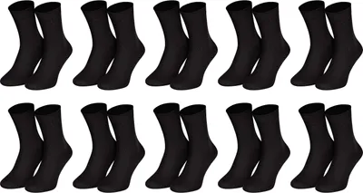 Produktbild von Tobeni 10 Paar Damensocken 100% Baumwolle ohne Gummi Spitze ohne Naht, Grösse:39-42