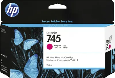 Immagine prodotto di HP 745 130 ml DesignJet Magenta Ink Cartridge Cartuccia d'Inchiostro 1 pz Originale Resa Standard