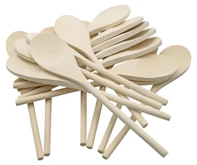 Produktbild von Eduplay Holzlöffel Bastelset - 24 Stück - kreatives Spielzeug