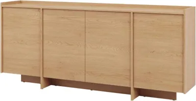 Obrázek produktu pro Široká komoda s dvířky DESMONES - dub cremona