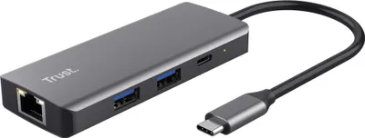 Obrázek produktu pro TRUST Trust Dalyx USB Type-C 1000 Mbit/s Silver