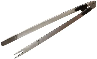 Grill- und Küchenzange, 29,1 cm, Edelstahl, schwarz, spülmaschinengeeignet