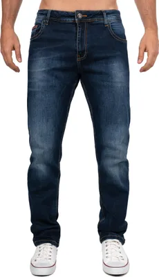 Produktbild von Cipo & Baxx Herren Slim Fit Jeans Stonewashed CD820 Dark Blue W34/L32