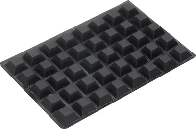 Produktbild von 40 Stück schwarze Gummipuffer für Möbel