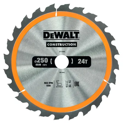 Obrázek produktu pro Dewalt DT1956-QZ Pilový kotouč, 250 x 30 mm, 24 zubů, na beton