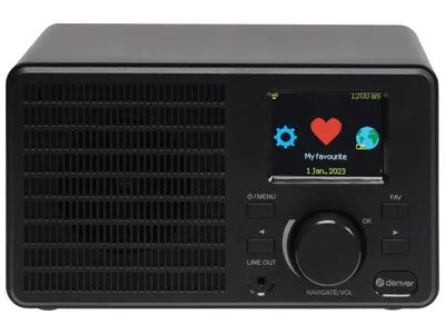 Produktbild von DENVER Internetradio IR-122, Bluetooth, schwarz