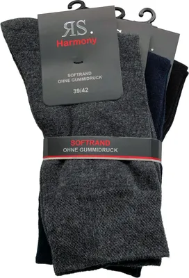 Produktbild von RS Harmony 3er-Pack Socken schwarz/blau/anthrazit