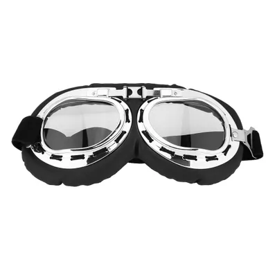 Produktbild von Motorrad- und Fahrradbrille, winddicht, UV-Schutz, Outdoor-Ski-Schutzbrille, klare Gläser