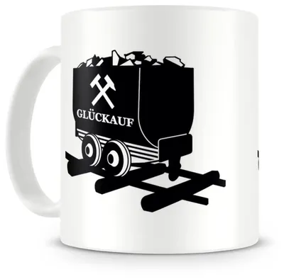 Image de Tasse à café - Motif "Bonne journée" - Pour café et thé - 300 ml, blanche