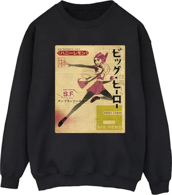 Produktbild von Disney - "Big Hero 6" Sweatshirt für Damen BI11470 (S) (Schwarz)