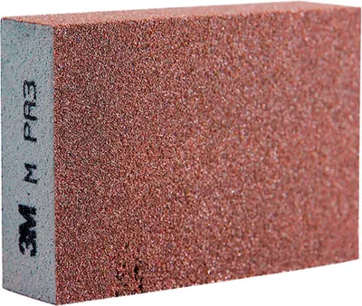 Produktbild von 24x 3M™ Schleifschwämme, 100 mm x 68 mm x 26 mm, MED, vierseitig