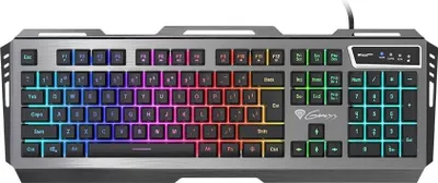 Produktbild von GENESIS Rhod 420 RGB, Kabelgebunden, USB, Membran Key Switch, QWERTY, RGB-LED, Schwarz