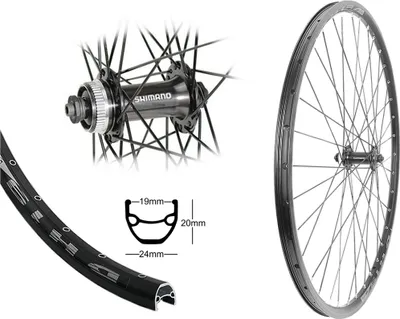 Produktbild von Bärwinkels Vorderrad 28" Shimano Disc Centerlock MTB Industrielager 19-622 Hohlkammerfelge