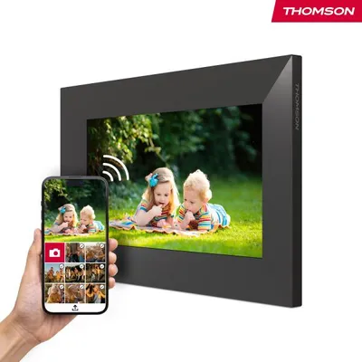 Image de Cadre photo intelligent Thomson 7" - Noir