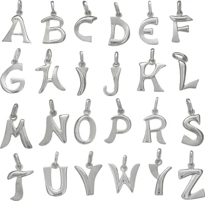 Produktbild von V Anhänger 925/- Sterling Silber Buchstabe