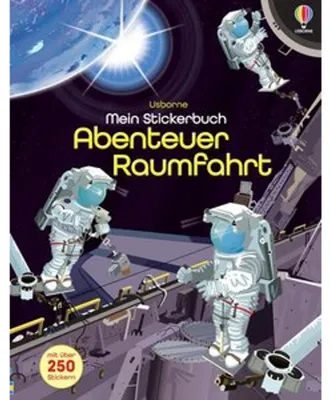 Immagine prodotto di Usborne Verlag Mein Stickerbuch: Abenteuer Raumfahrt