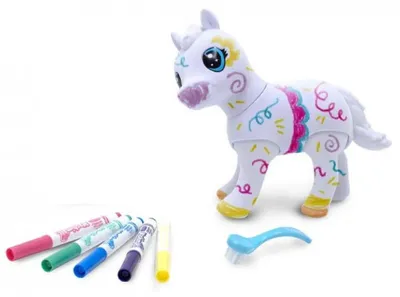 Produktbild von Crayola Washimals Jumbo Haustiere Evie Das Große Pony Lila Lila One Size
