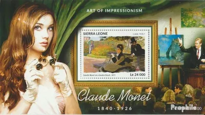 Produktbild von Briefmarken Sierra Leone 2015 Mi Block 820 (kompl. Ausg.) postfrisch Claude Monet