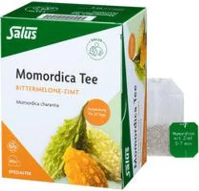 Productafbeelding van Salus Momordica Thee, biologische bittere meloen-kanel, 40 theezakjes/92g