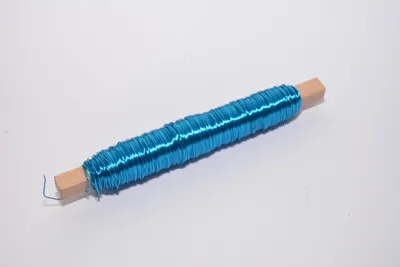 Produktbild von Decolackdraht Bindedraht Wickeldraht Blumendraht blau ca. 0,50 mm 50 m