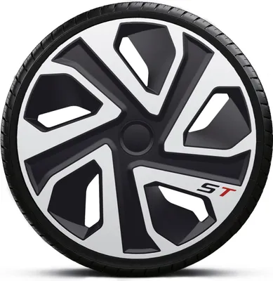 Produktbild von Radkappen Radzierblenden EINZELN (1Stück) 16 Zoll ST SILVER BLACK Z461620