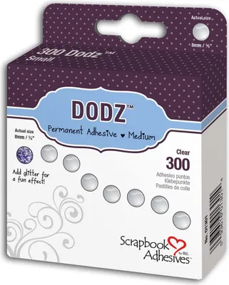 Obrázok produktu pre 300 permanentných okrúhlych lepiacich vankúšikov 8 mm