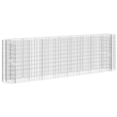Obrázok produktu pre vidaXL Gabionové zvýšené lôžko z pozinkovaného železa 330x50x100 cm
