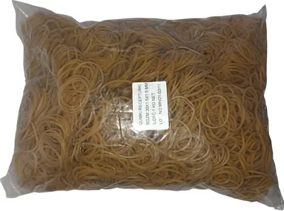 Produktbild von 1 Kg Gummiringe Gummibänder Latex natur 30 mm Ø 1,5 x 1,5 mm breit