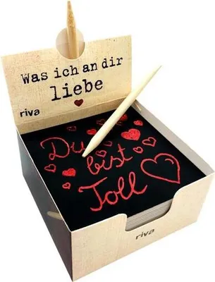 Obrázok produktu pre Was ich an dir liebe - Der Kratzblock für liebevolle Botschaften