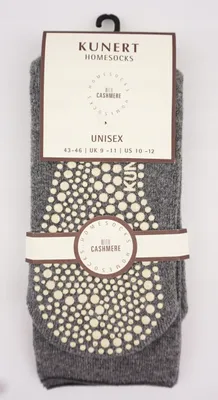 Produktbild von KUNERT HOMESOCKS WITH CASHMERE Haus-Socken Grau