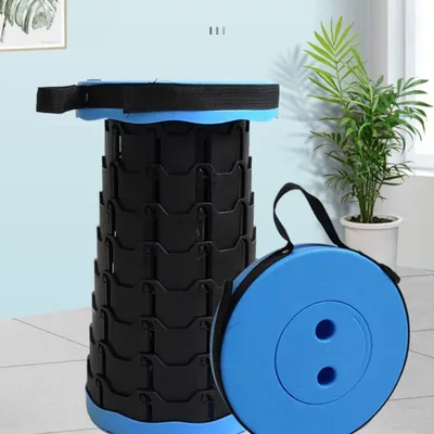 Produktbild von Tragbarer, faltbarer Hocker für Outdoor-Aktivitäten – Blau