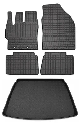 Immagine prodotto di Tappetini gomma SolidPRO + bagagliaio per Toyota Yaris Cross 2022- 5 pezzi