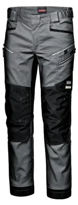 Produktbild von Sir Safety Herren Arbeitshose Stretch Canvas mit 4 Wege Stretch und Kniepolstertaschen, 56, Grau