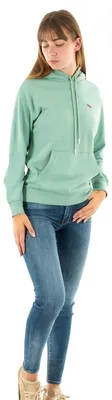Produktbild von Levi's Damen Standard Sweatshirt Hoodie Kapuzenpullover,Granite Green,XXS