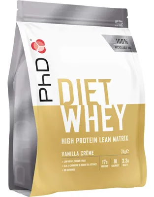 Produktbild von PhD Diet Whey (2000g) Banana - Eiweiße - Protein-Mischung