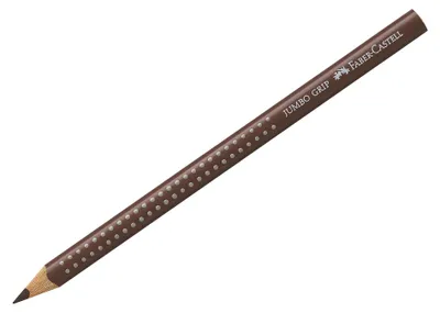 Produktbild von FABER-CASTELL Dreikant Buntstift Jumbo GRIP van Dyke braun