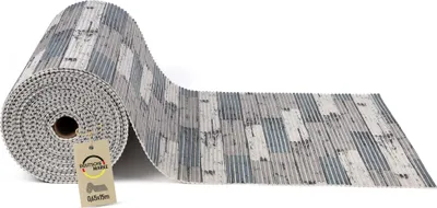 Produktbild von Bodenmatte Rolle 0,65x15 m Klinker, PVC, rutschfeste Weichschaummatte zuschneidbar, geeignet für Waschmaschinenunterlage, Badematte