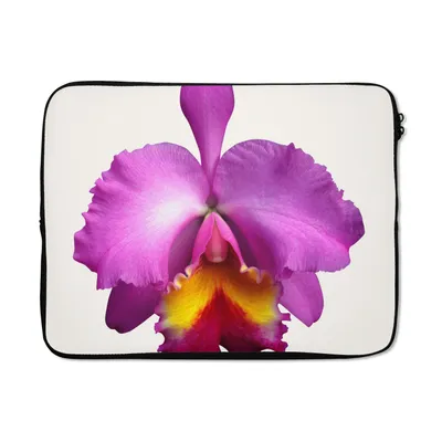 Produktbild von MuchoWow® Laptop Hülle 15 Zoll Nahaufnahme Orchidee Laptoptasche - Laptoptasche - Sleeve - Rundum-Schutz
