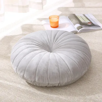 Zdjęcie produktu dla Okrągła poduszka do siedzenia, miękka, o średnicy 45,7 cm, idealna do medytacji