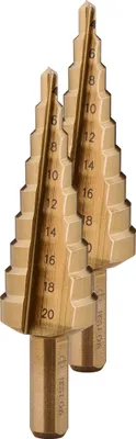 Produktbild von PARKSIDE PERFORMANCE® Stufenbohrer / HSS Bohrer (Stufenbohrer 4-20 mm 2tlg.)