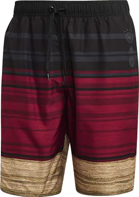 Produktbild von adidas DFB CLX Badeshort CL Gr.4 schwarz-rot-gold (FS1323)