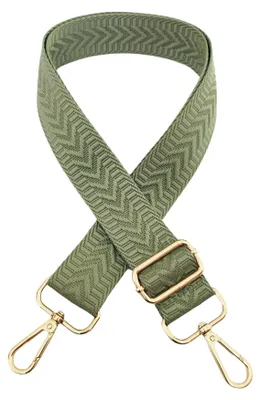 Produktbild von Taschengurt - 3,8 cm breit und 72-130 cm verstellbar - Ersatz-Schultergurt für Handtaschen - Hellgrün