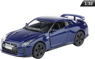 Image de Modèle réduit 1:32, RMZ Nissan GT-R (R35), bleu foncé