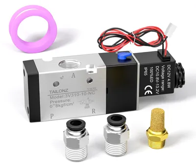 Magnetventil 3/8" BSP 12V 3V310-10 2/3-Wege pilotgesteuert