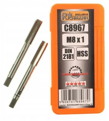 Produktbild von RICHMANN M8x1 HSSG Fein-Gewindebohrer Satz C8967